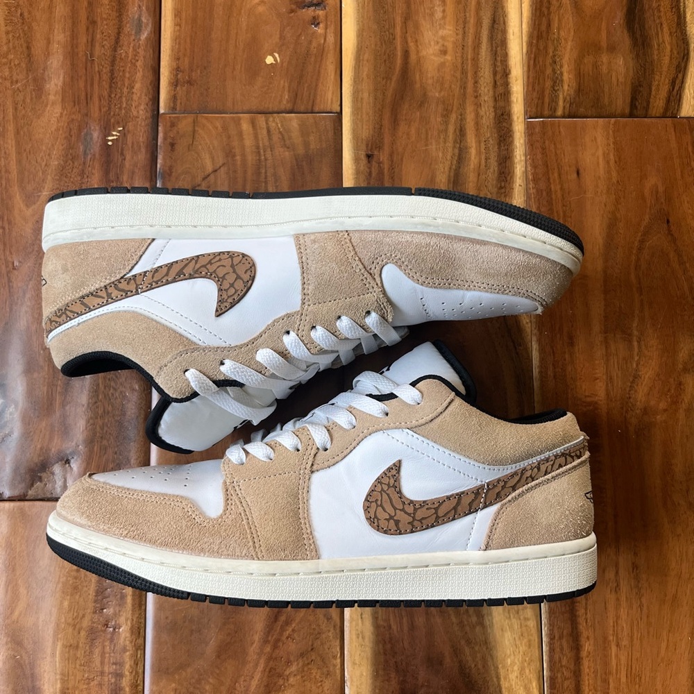 Jordan 1 Brown Elephant Low